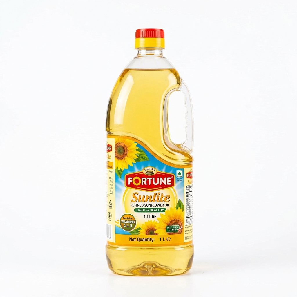 Fortune Sunlite Refined Sunflower Oil (1L)