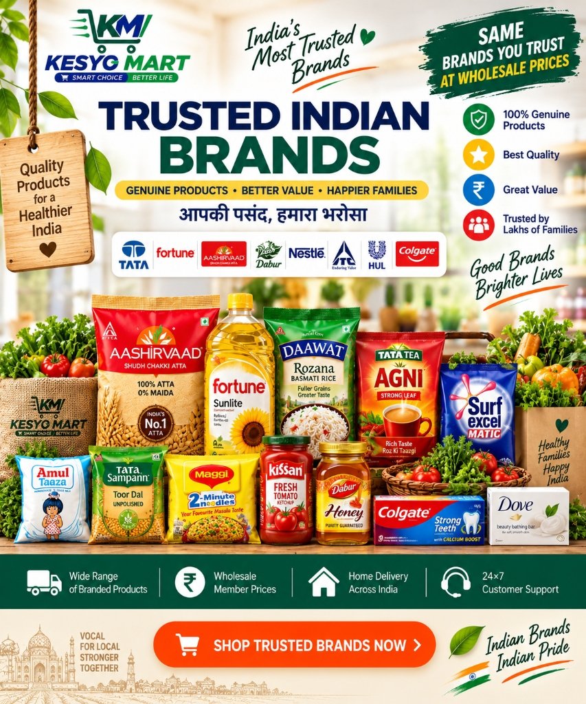 KESYO MART Trusted Indian Brands